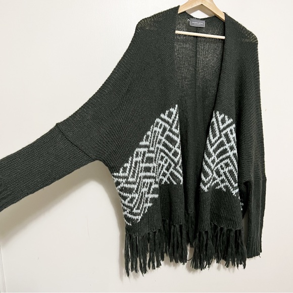 Wooden Ships Fringe Cardigan Sweater M/L - Picture 1 of 8